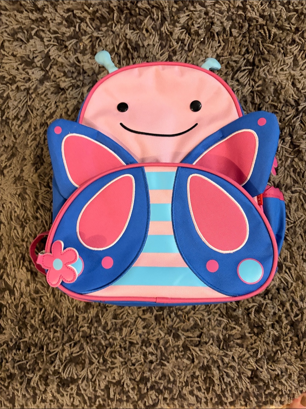 Skip Hop Pink Blue Butterfly Kids Backpack